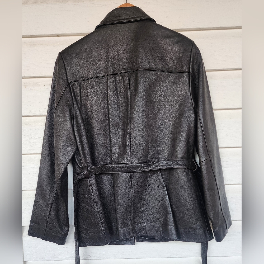 Wilsons Leather MAXIMA Black Leather Jacket!!! Y2K!! - Picture 4 of 14